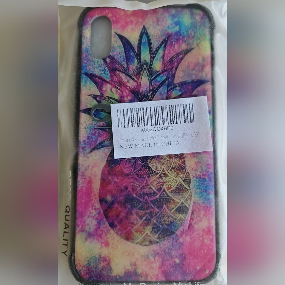 Phone Case Iphone XR - Colorful Pineapple  Case New
